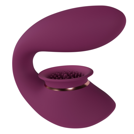 Twitch 3 | Rechargeable Vibrator and Suction | Burgundy