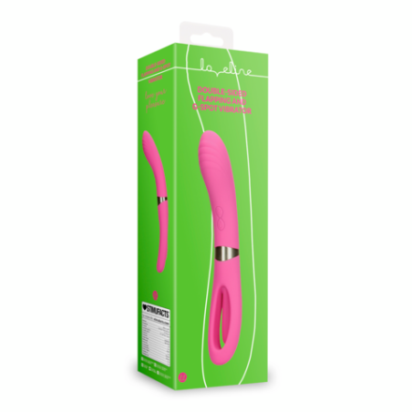 Double-Sided Flapping and G-Spot Vibrator - Exuberant Pink