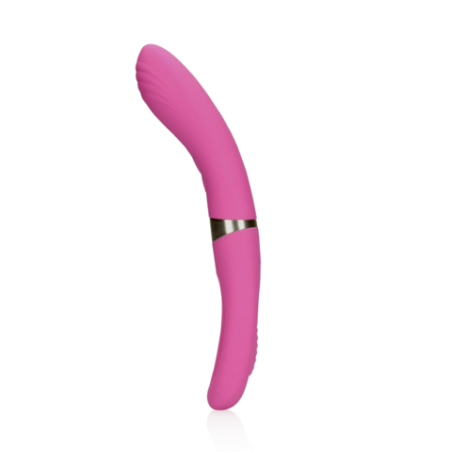 Double-Sided Flapping and G-Spot Vibrator - Exuberant Pink