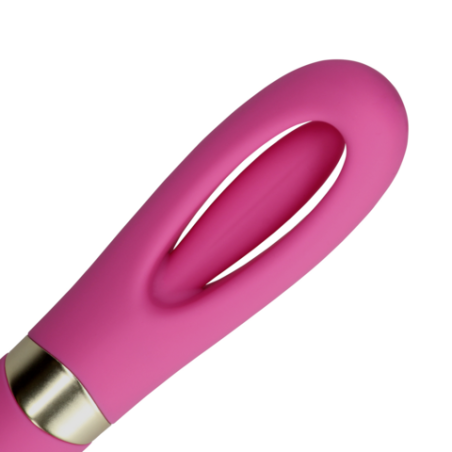 Double-Sided Flapping and G-Spot Vibrator - Exuberant Pink