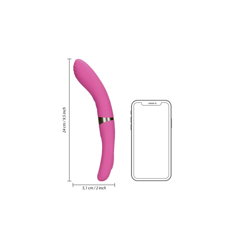 LoveLine | Flapping & G-Spot Δονητής Σιλικόνης - Exuberant Pink