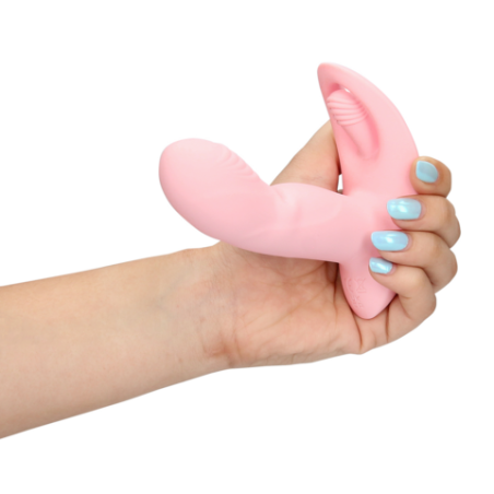 LoveLine | Wearable Fingering Motion Vibrator with Remote Control - Cherry Chiffon