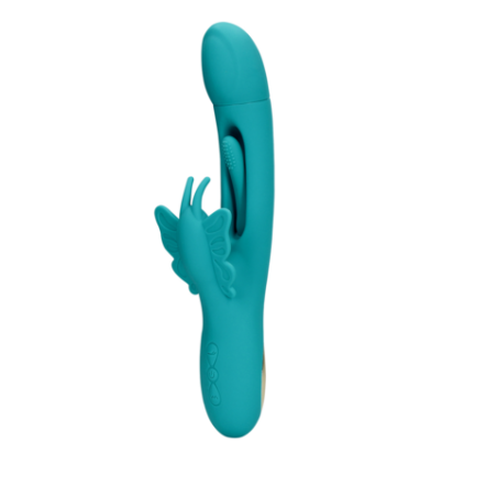 LoveLine | Flapping G-Spot Butterfly Vibrator - Peacock Blue