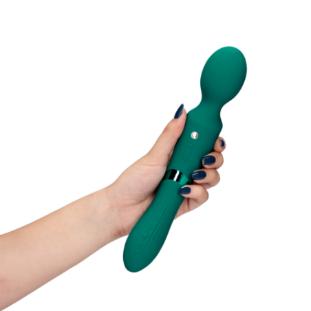 LoveLine | Διπλής Διέγερσης Wand Massager - Green Gable