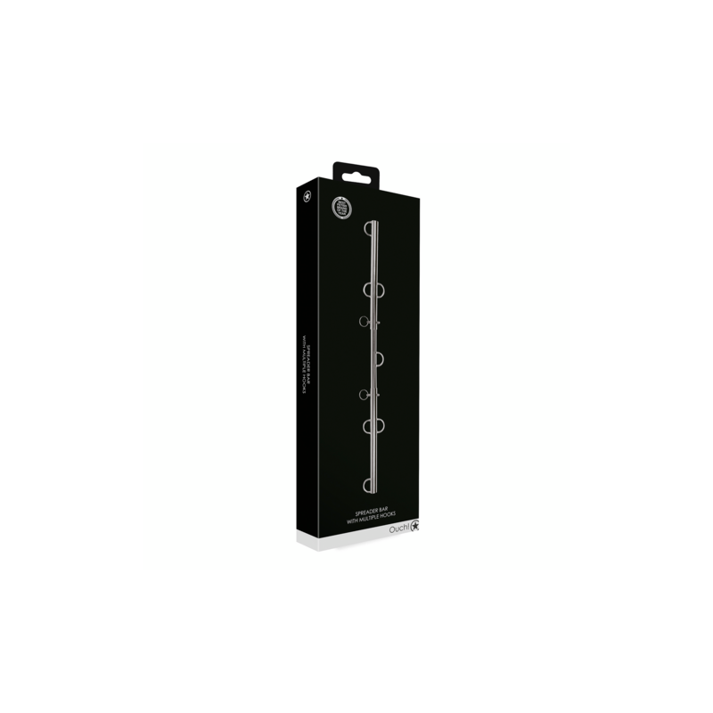 OUCH! | BDSM Μπάρα Ακινητοποίησης Με Πολλαπλά Hooks - Silver