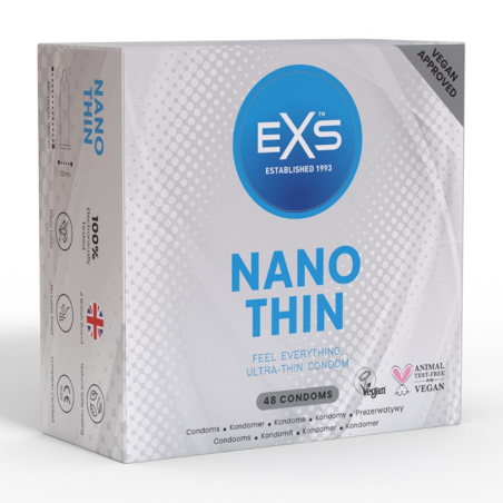 EXS Nano Thin Condom - Very Thin - 48pcs