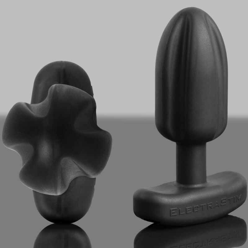 Electrastim | Tartarus | Quadripolar Silicone Anal Plug | Black