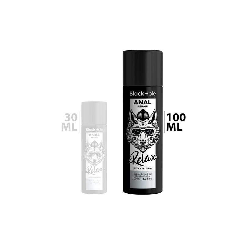 Black Hole | Waterbased Anal Relaxer Lube with Hyaluron | 100ml