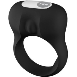 Fun Factory | Steady | Silicone Vibrating Cock Ring | Black