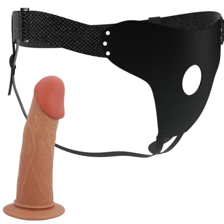 Stark | Universal Hollow Strap-On Harness with Dildo 18cm