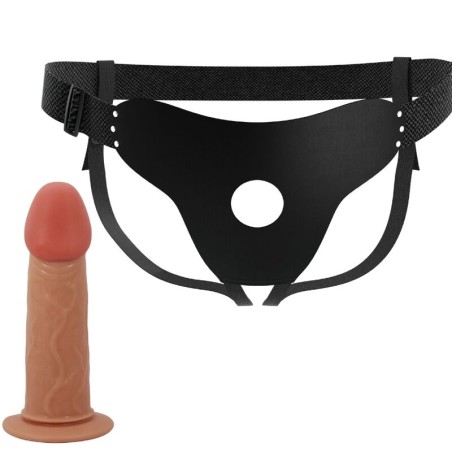 Stark | Universal Hollow Strap-On Harness with Dildo 18cm