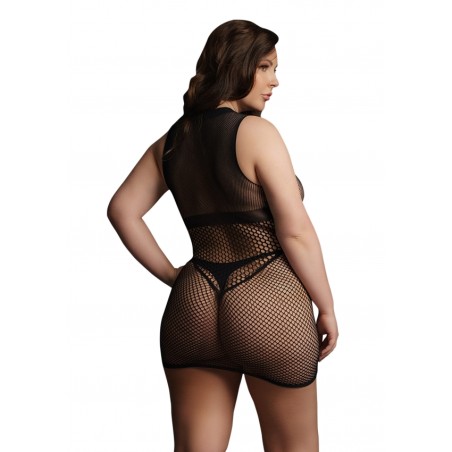 Ολόσωμο Διχτυωτό Φόρεμα - Open Cup | Bodystocking 029 | Μέγεθος: 2XL/5XL