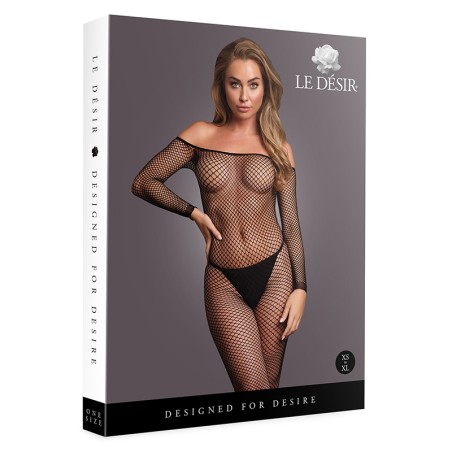 Ολόσωμο Διχτυωτό Καλσόν Off - Shoulder | Bodystocking 064 | Μέγεθος: XS/XL