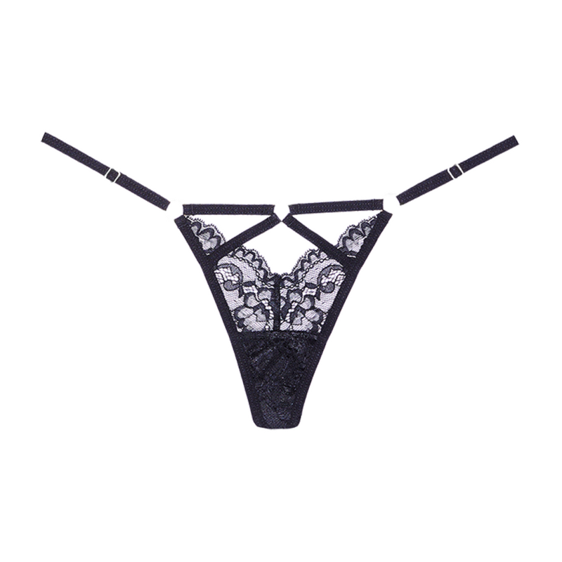 Allure | Do Not Disturb - Lace Thong | Black | Size: S/L