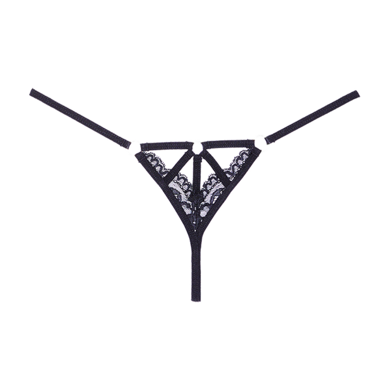 Allure | Do Not Disturb - Lace Thong | Black | Size: S/L
