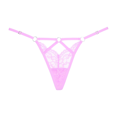 Allure| Do Not Disturb - Lace Thong | Pink | Size: S/L