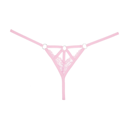 Allure| Do Not Disturb - Lace Thong | Pink | Size: S/L