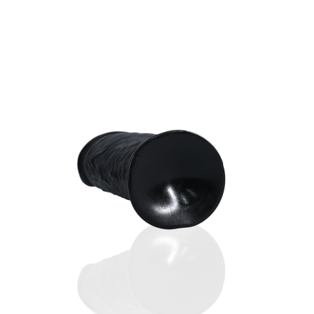 Extra Thick Straight Dildo with Suction Cup | Black | 20cm