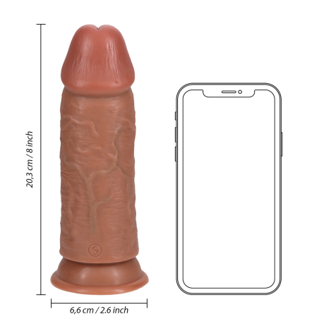 Extra Thick Straight Dildo with Suction Cup | Latin | 20cm