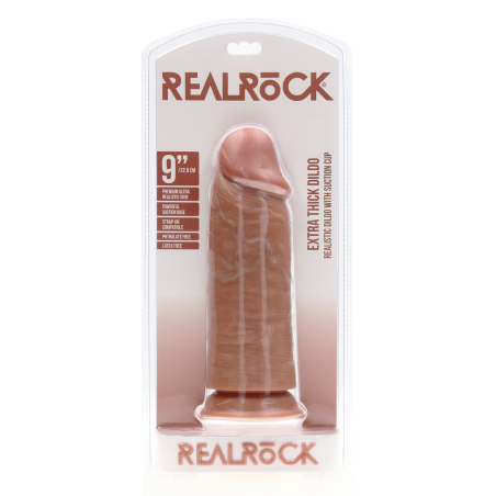 Extra Thick Straight Dildo with Suction Cup | Latin | 23cm