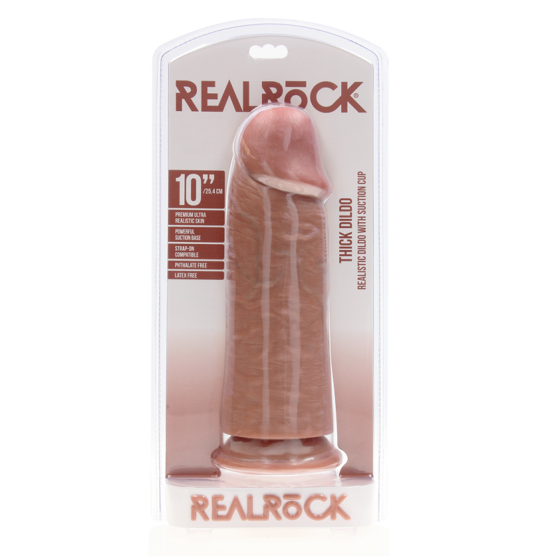 Extra Thick Straight Dildo with Suction Cup | Latin | 25cm