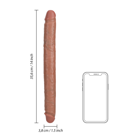 Slim Double Ended Dong | Latin | 35cm