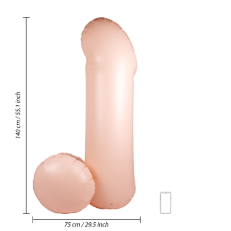 Blow-up Dick | Inflatable Penis | 140cm