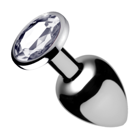 Clear Gem Anal Plug | Medium