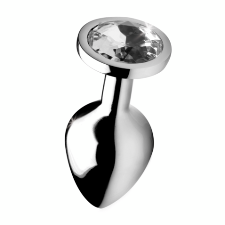 Clear Gem Anal Plug | Medium