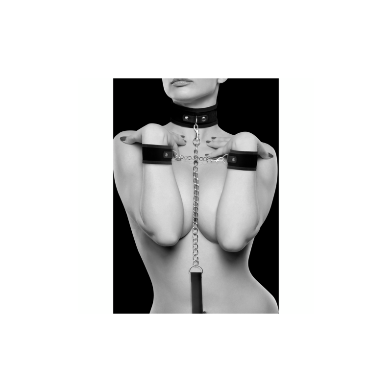 Black and White | Σετ Κολάρο με Αλυσίδα και Δέστρες Χεριών
