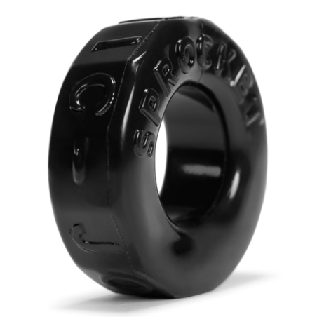 Sprocket | No-Roll Comfort Cockring | Black