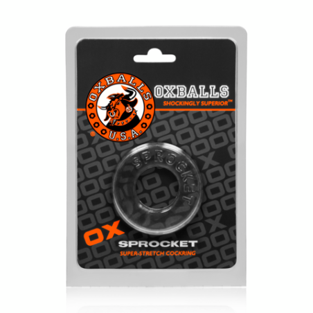 Sprocket | No-Roll Comfort Cockring | Clear