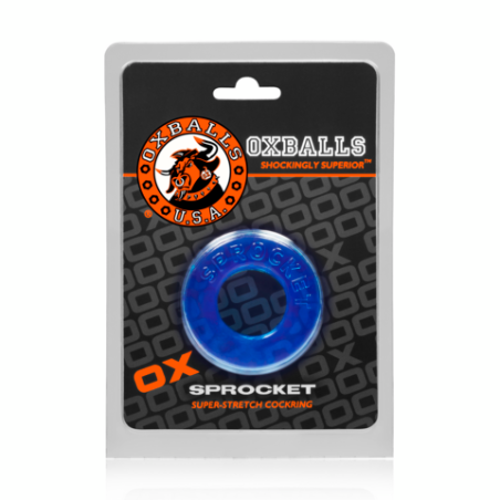 Sprocket | No-Roll Comfort Cockring | Blue