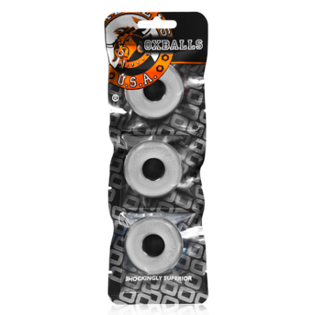 Ringer | 3-Pack of Do-Nut-1 Cockrings | Clear