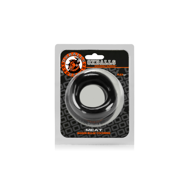 Meat | Bigger Bulge Padded Pumping Cockring | Μαύρο