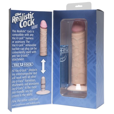 The Realistic Cock UR3 Without Balls 20cm - Flesh