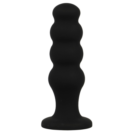 Black&Silver | Scott | Premium Silicone Anal Plug | 12cm