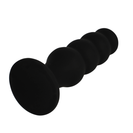 Black&Silver | Scott | Premium Silicone Anal Plug | 12cm