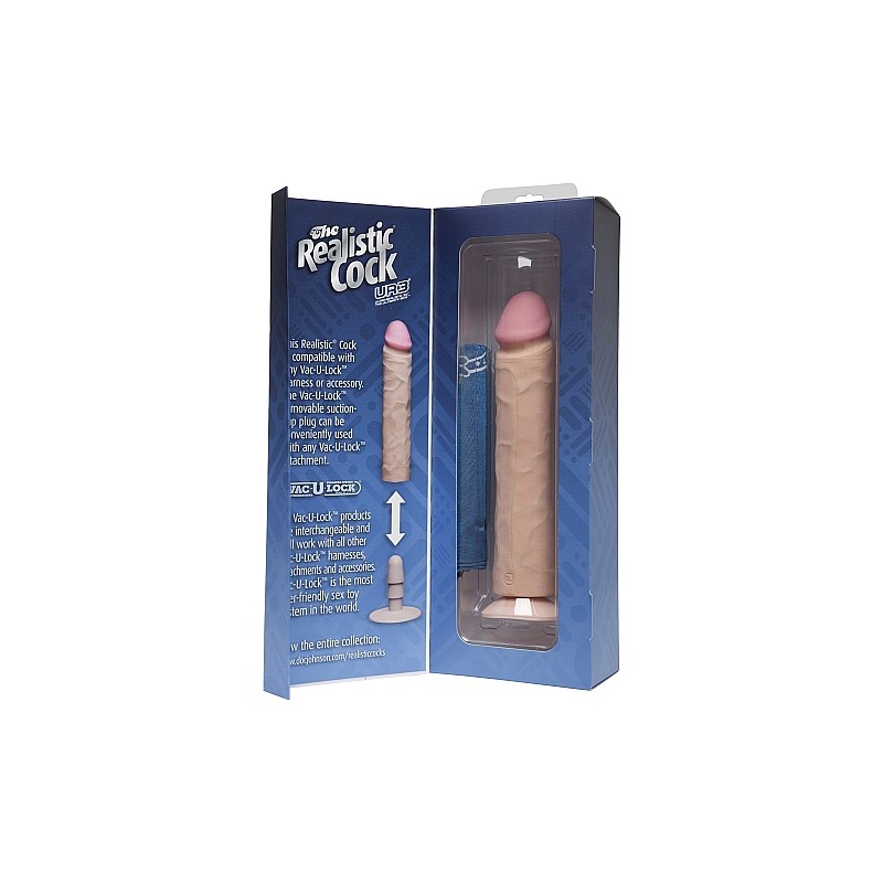 The Realistic® Cock UR3® Without Balls 25cm - Flesh