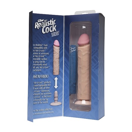 The Realistic® Cock UR3® Without Balls 25cm - Flesh