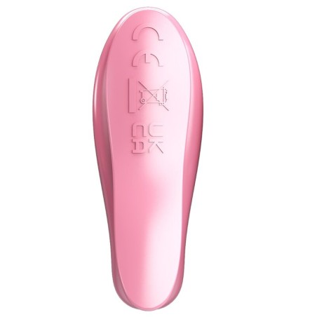 Leaf | Vibrating Nipple Clamps | Pink