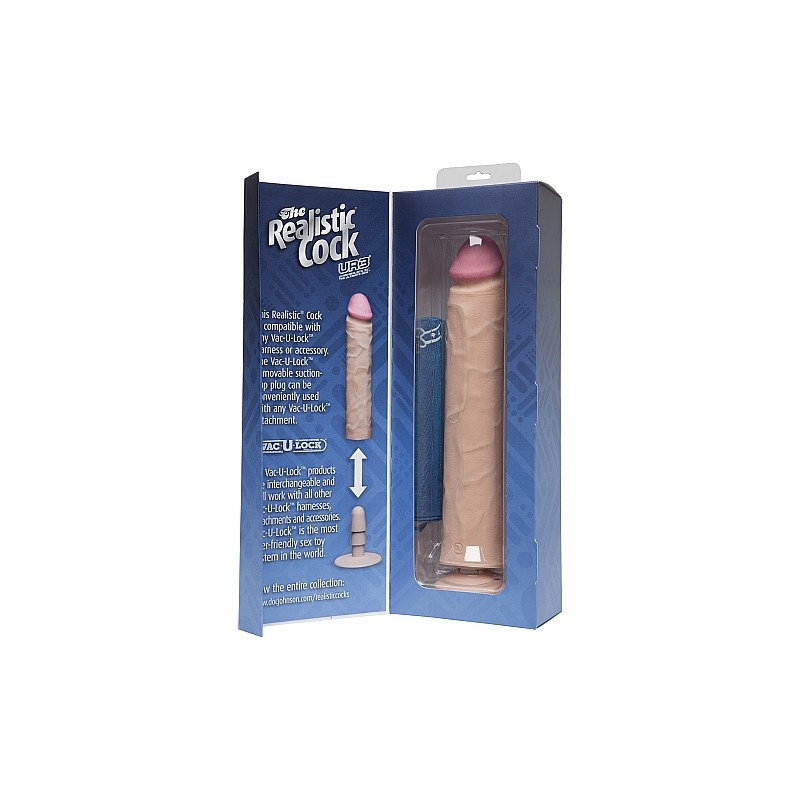 The Realistic® Cock UR3® Without Balls 30cm - Flesh