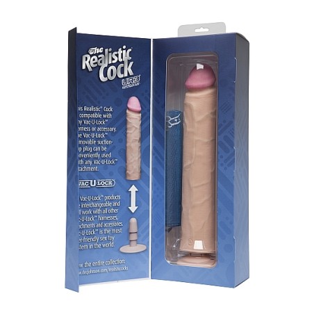 The Realistic® Cock UR3® Without Balls 30cm - Flesh