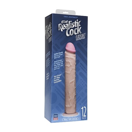 The Realistic® Cock UR3® Without Balls 30cm - Flesh