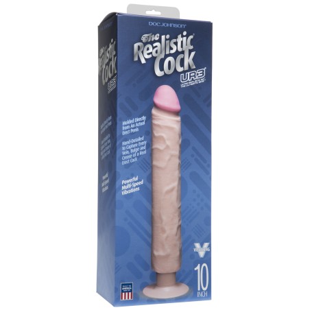 The Realistic® Cock UR3® Without Balls Vibrating 25cm - Flesh