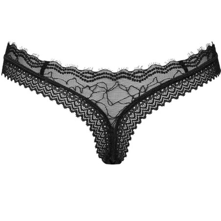 OBSESSIVE | MEDILLA THONG - XS/S - Μαύρο