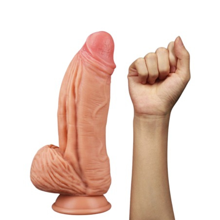 Love Toy | Thick Realistic Silicone Dildo With Suction Cup - 25cm
