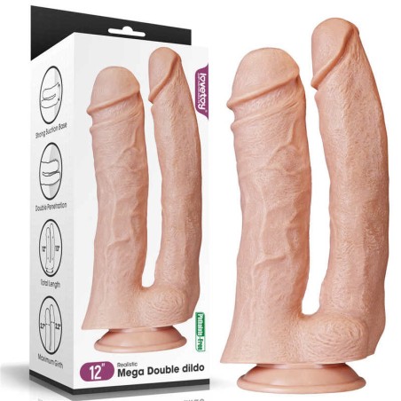 Lovetoy | XL Realistic Double Dildo | 33cm