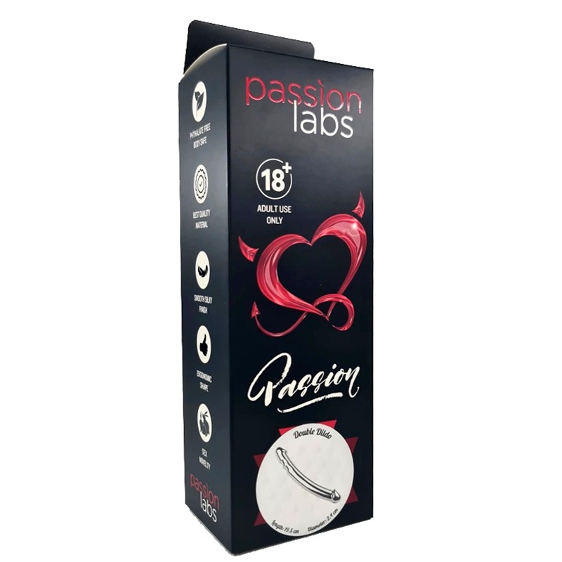 Passion Labs | Double Ended Μεταλλικό Ρεαλιστικό Ομοίωμα Πέους | 19cm