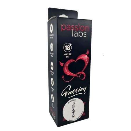 Passion Labs | Metal Beaded Dildo | 17cm
